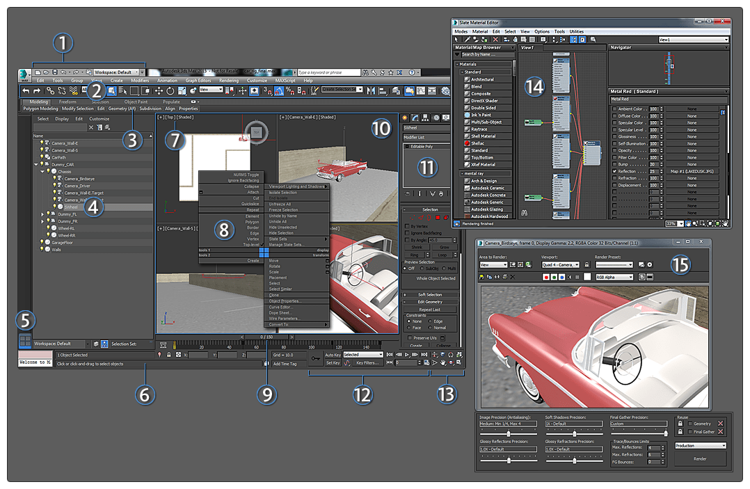 3ds Max Interface Overview 3ds Max Autodesk Knowledge Network