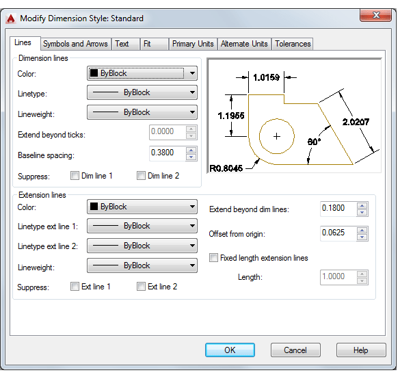 Dimensions AutoCAD 2019 Autodesk Knowledge Network