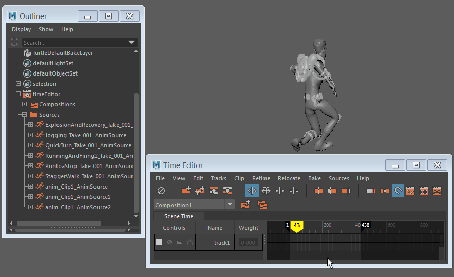 Create a Time Editor clip