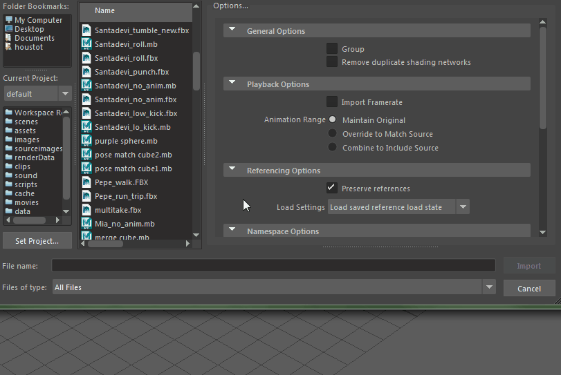 Import an FBX file into Maya Maya 2022 Autodesk Knowledge Network
