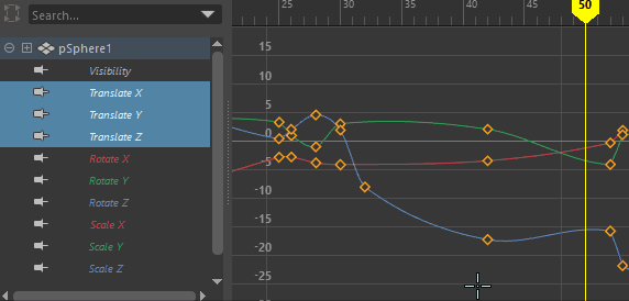 Graph Editor Curves menu Maya 2023 Autodesk Knowledge