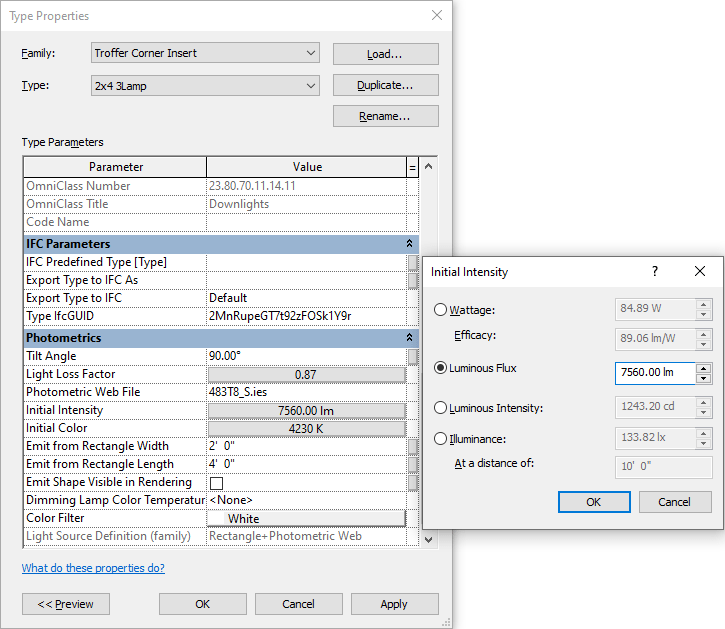 Lighting Calculations