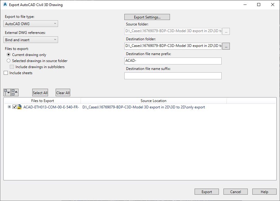 How to convert Civil 3D drawings to standard AutoCAD format