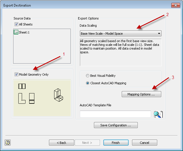 How to have Inventor create a 2D DXF file for a CAM program Inventor