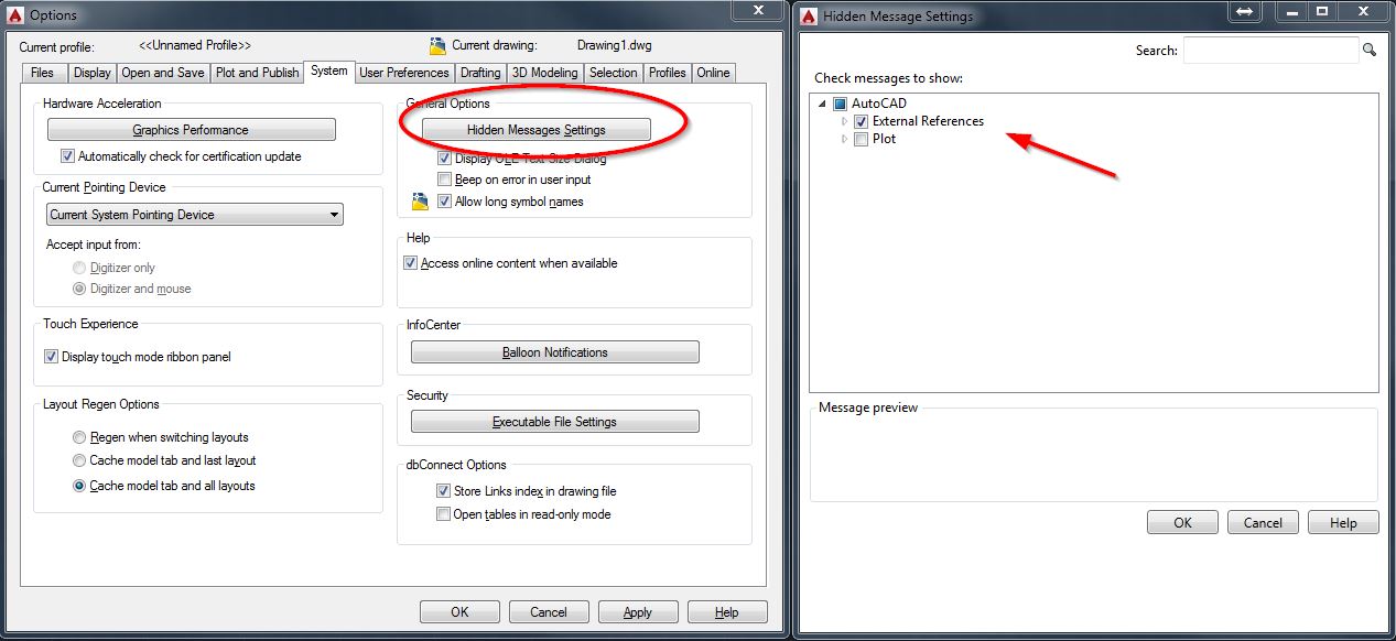How to enable dialog and message prompts that are not displayed anymore