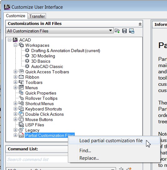 Model Documentation commands do not show on the ribbon in AutoCAD