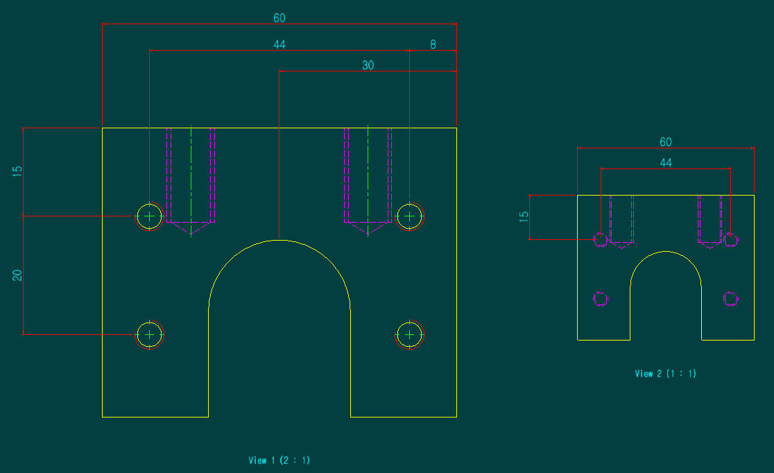 Inventor から書き出された AutoCAD DWG で寸法の尺度が正しく変更されません AutoCAD