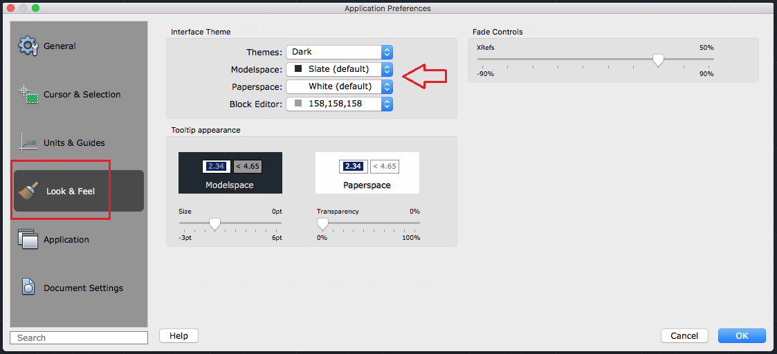 How to change the background color in AutoCAD
