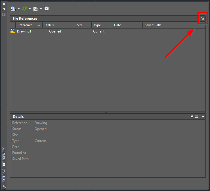 AutoCAD 제품에서 외부 참조(Xref) 파일이 누락되었거나 해석되지 않음