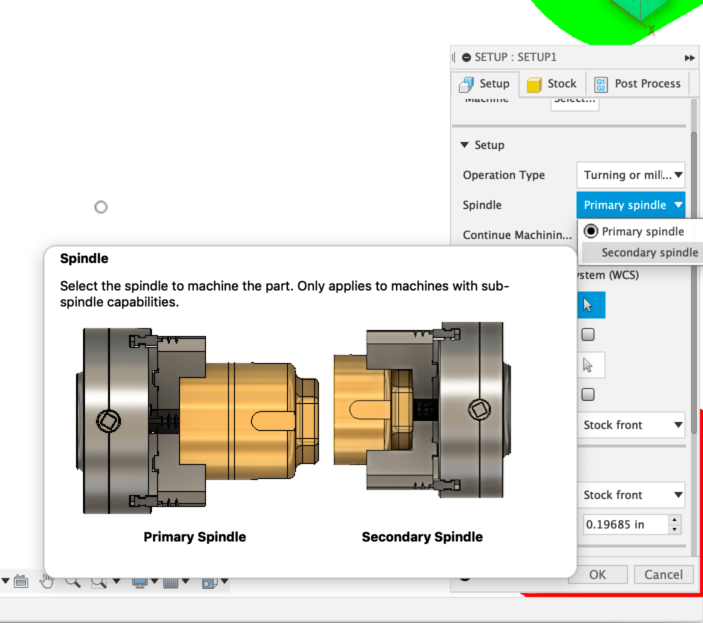Subspindle lathe programming in Fusion 360, Inventor CAM, and HSMWorks
