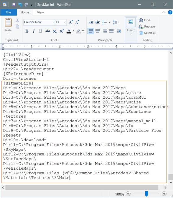 How to edit multiple 3ds Max external file paths after moving assets to