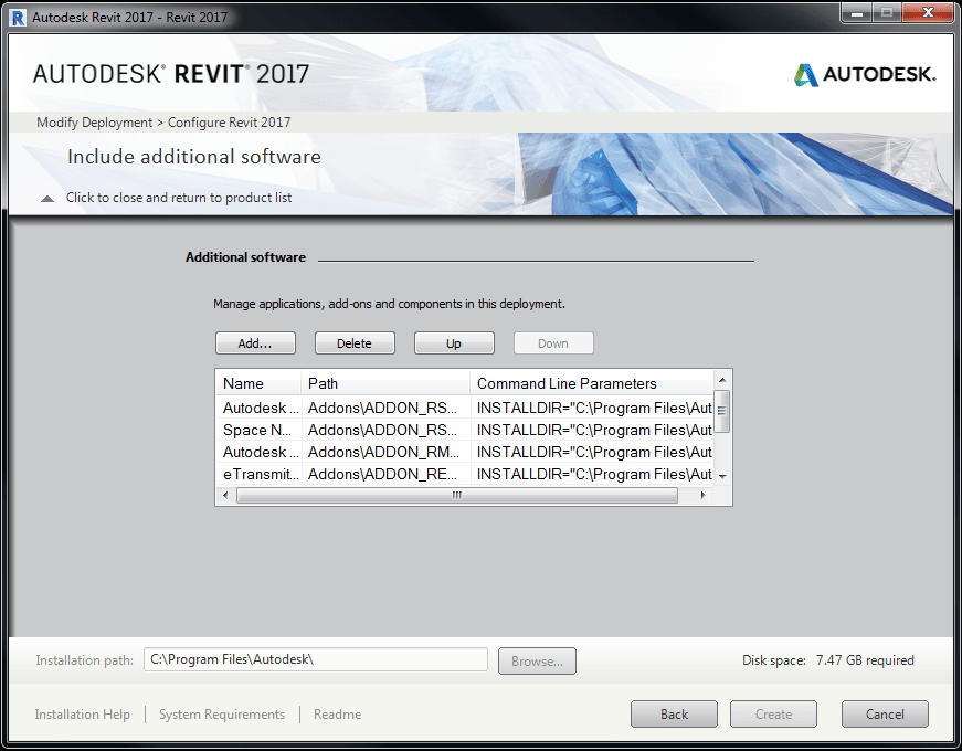 Include Additional Software How to Include Revit 2017 AddIns to