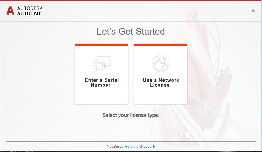 Autodesk 단일 사용자 라이선스를 활성화할 때 시작 화면에서 단일 사용자 또는 로그인 옵션 누락