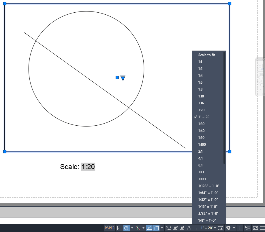 Custom viewport scale is not being displayed for Field in AutoCAD