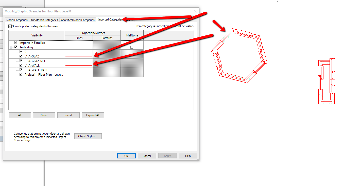 How to modify imported DWG content for an DWG export in Revit Revit 2019 Autodesk Knowledge