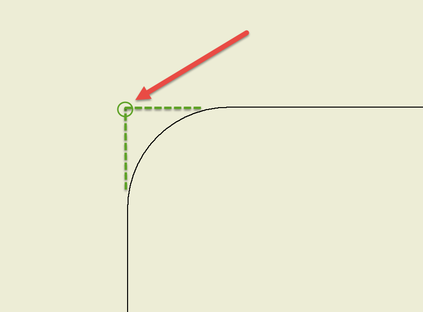 How to locate the intersection point of two lines in an Inventor