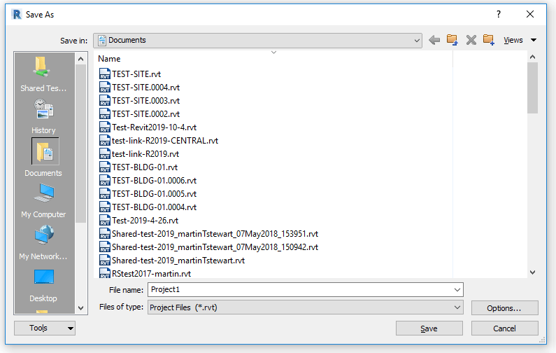 Windows folder organization for Revit projects Revit 2019 Autodesk