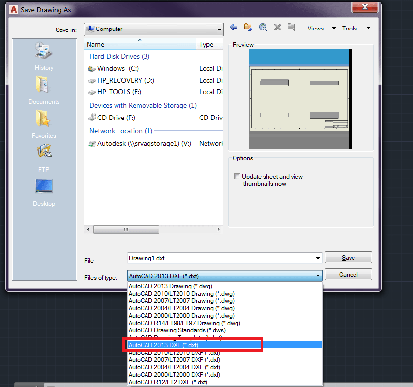 DXF fails to import or hangs up in Inventor but works when importing
