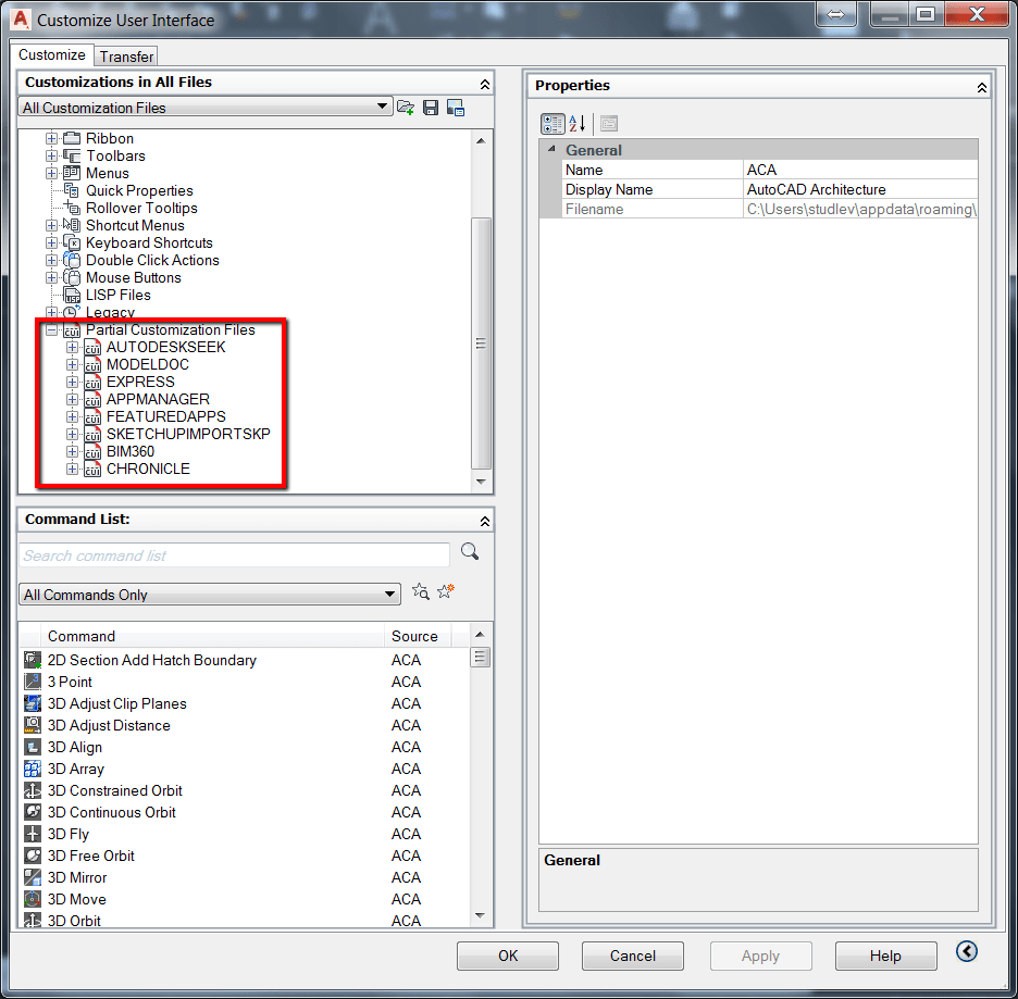Ribbon panels and other interface elements are duplicated in AutoCAD