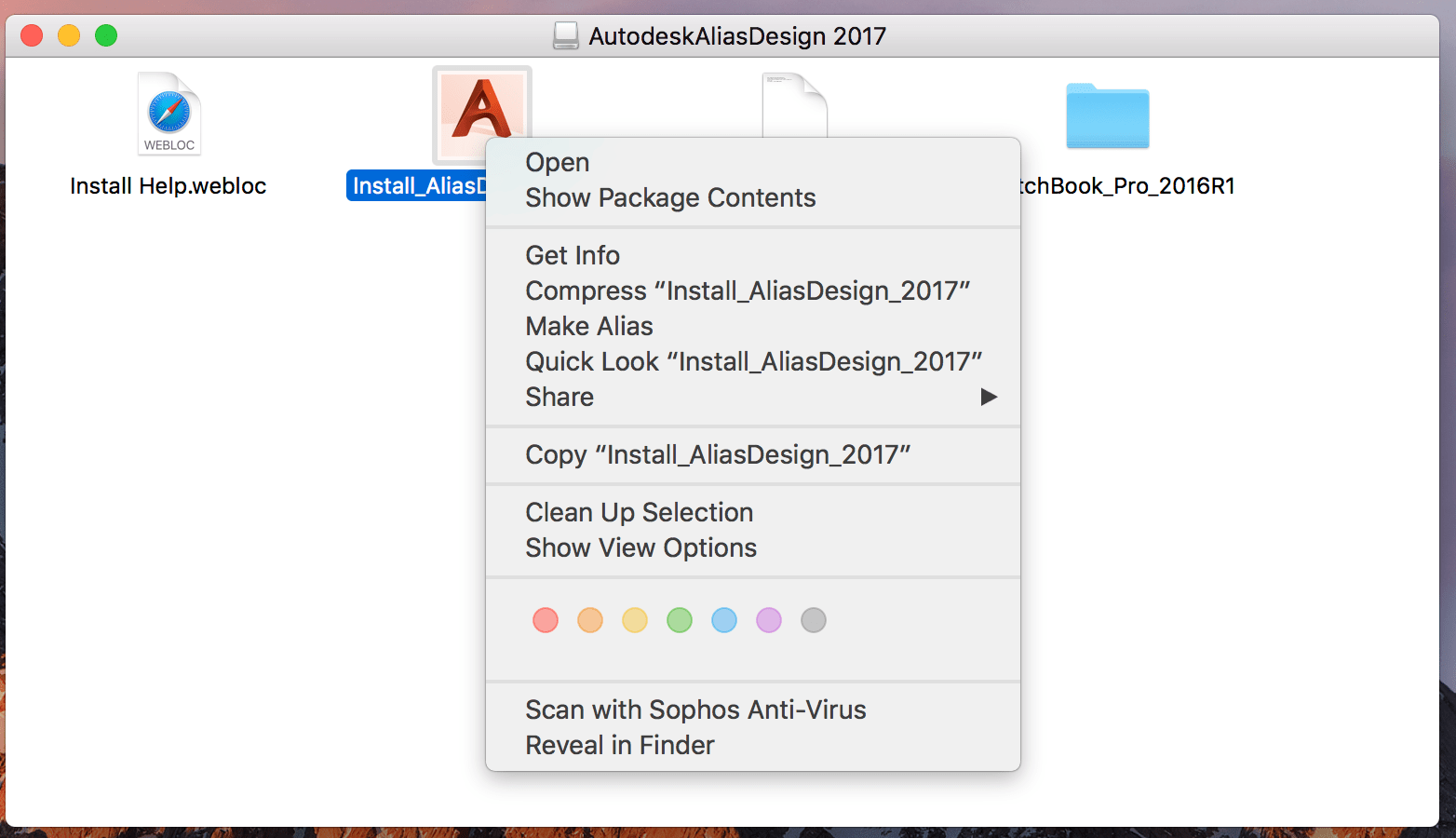"[Your Autodesk Download] can't be opened because it is from an