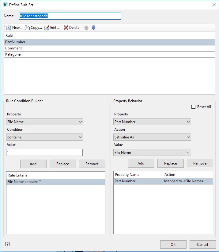 Copy Design Action Rule in Vault uses only first Rule Name, when more