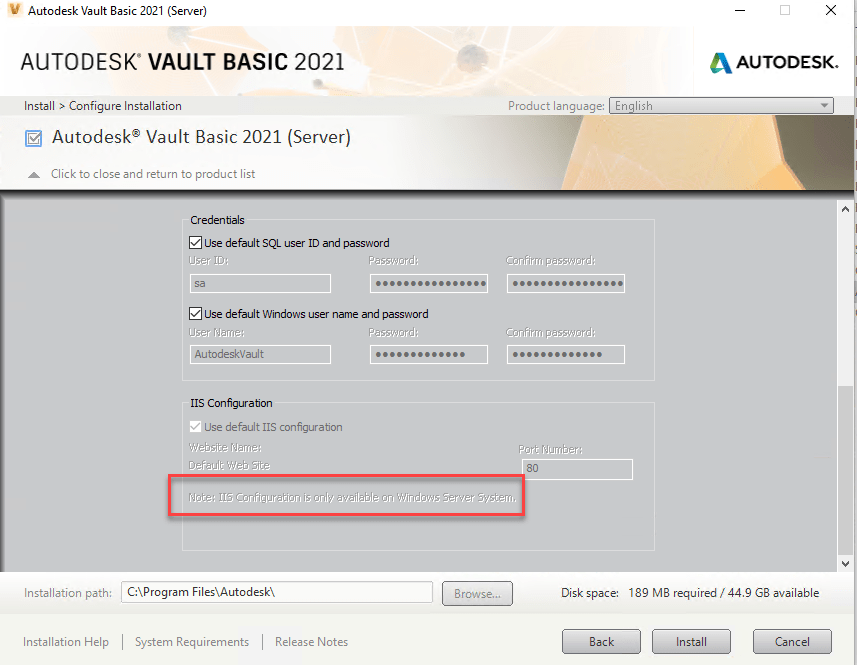How to install Vault Basic Server and set up different port Vault Products Autodesk