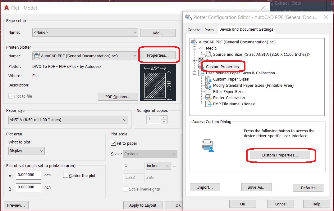 Los trazados de AutoCAD en tamaños de página grandes solo muestran una