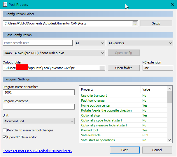 How to install a post processor in Inventor CAM and HSMWorks Autodesk