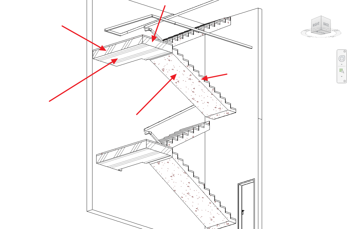 Unable to create material takeoff containing all stair surfaces in Revit