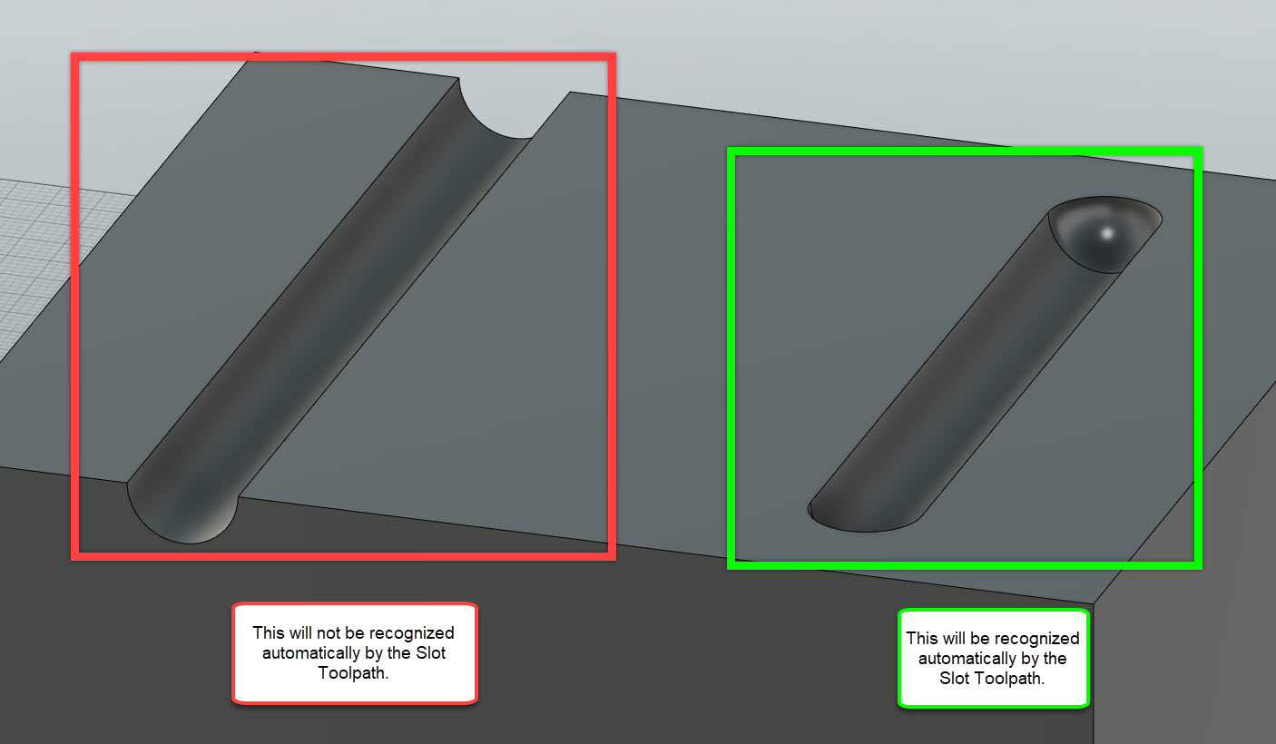 So erstellen Sie einen Werkzeugweg für eine offene Nut in Fusion