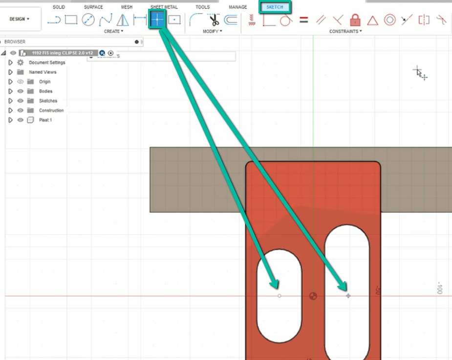 Fusion 360でプリドリル位置で負荷制御粗取り加工法を開始する方法