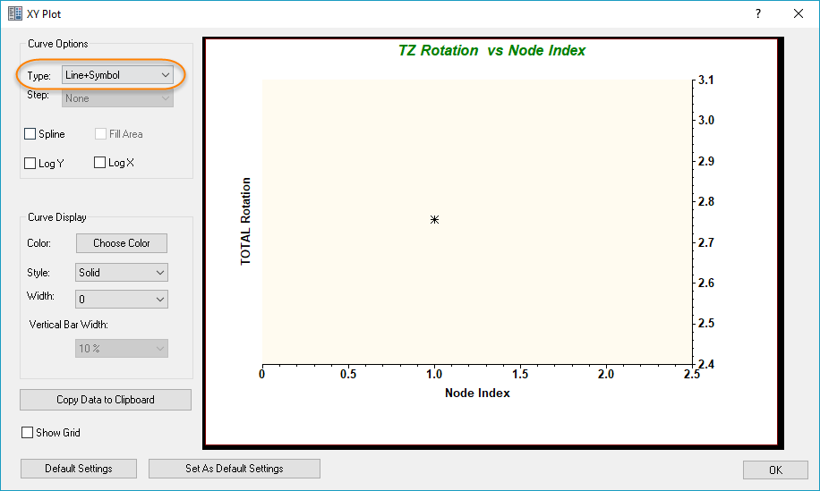 How to obtain result at center of a rigid connector in Inventor Nastran