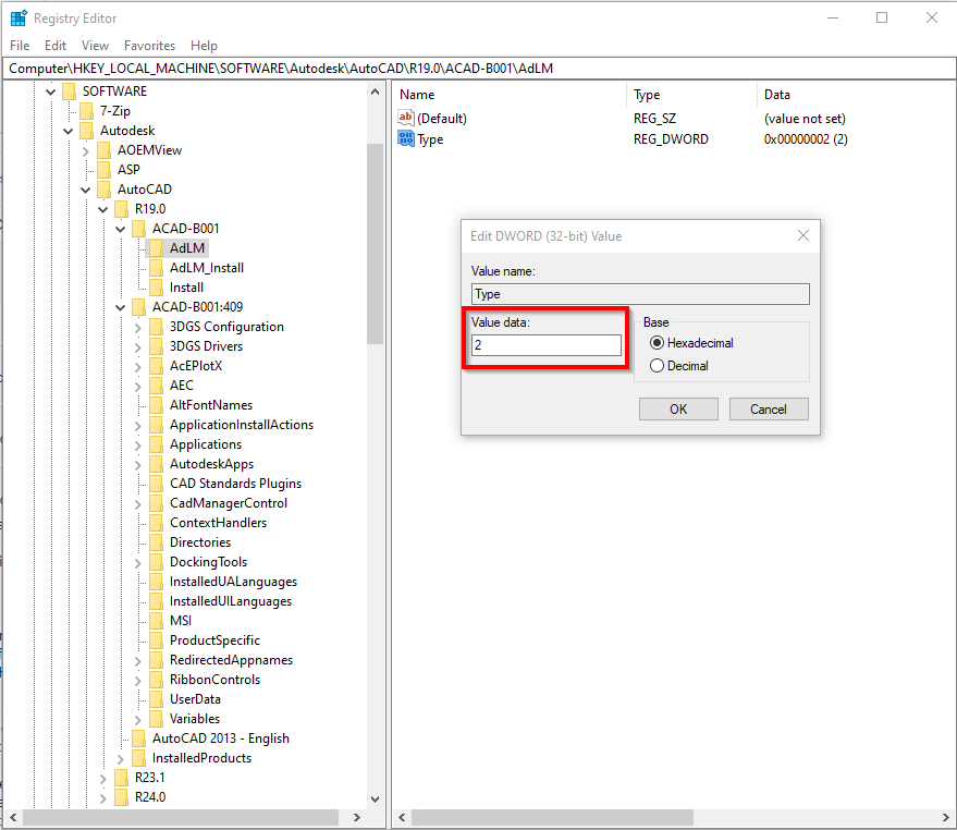 How to change license type from Network to Standalone for AutoCAD 2013