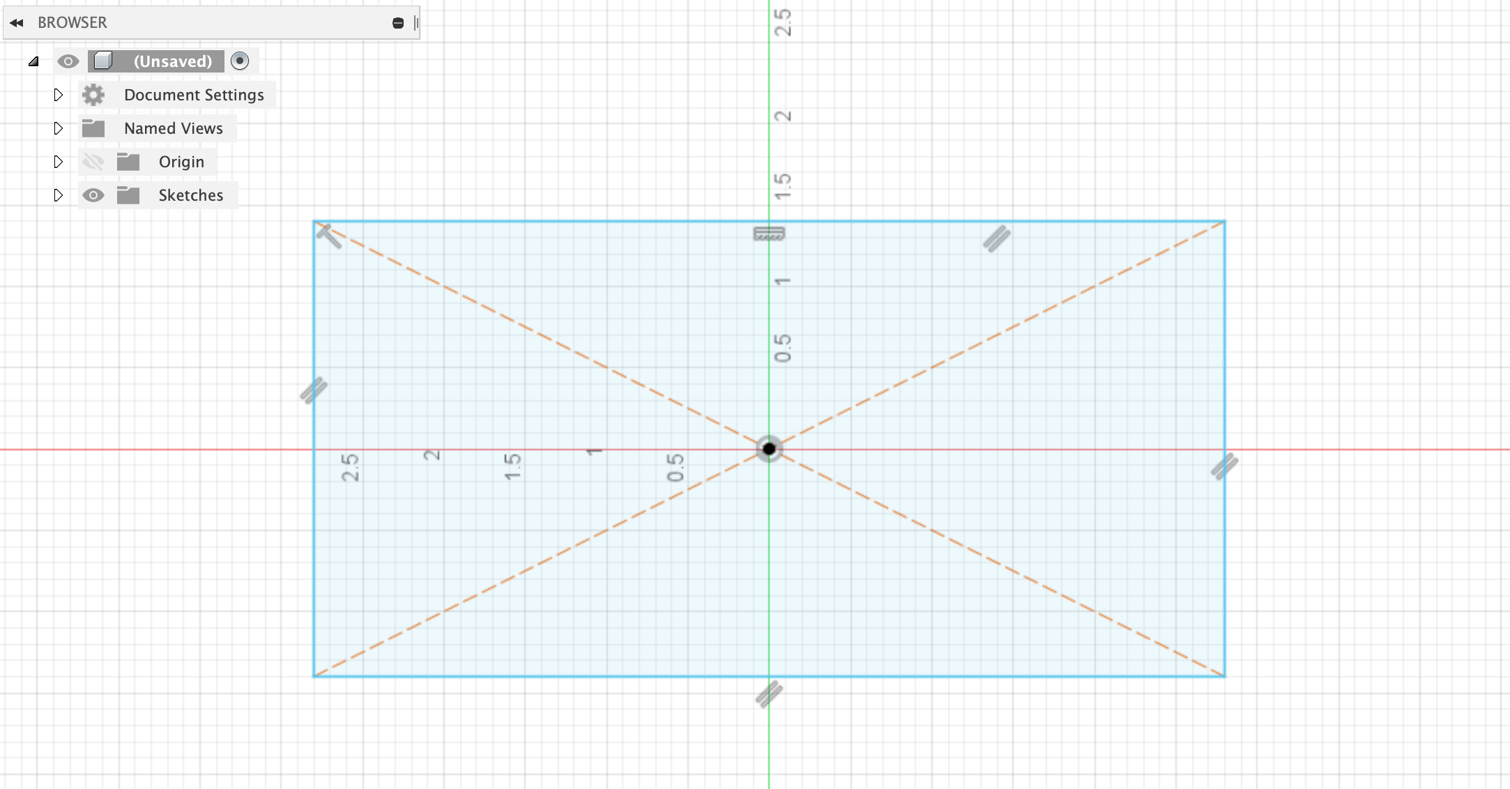 How to find the midpoint of a rectangle