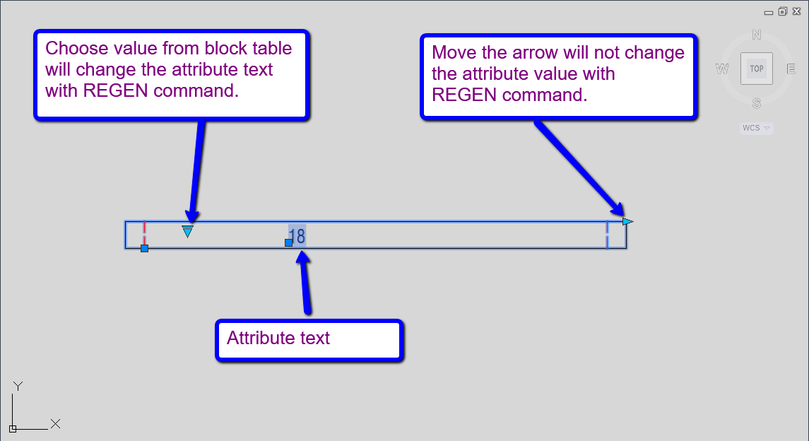 Dynamic block does not update attribute value in AutoCAD