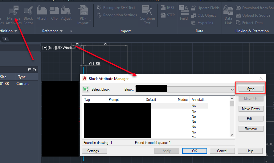 AutoCAD title block property mappings are not working using Vault block