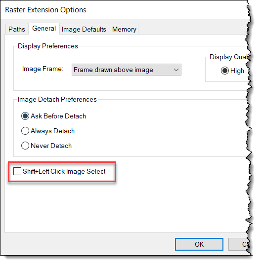 Using Shift to add objects to selection selects underlying image in