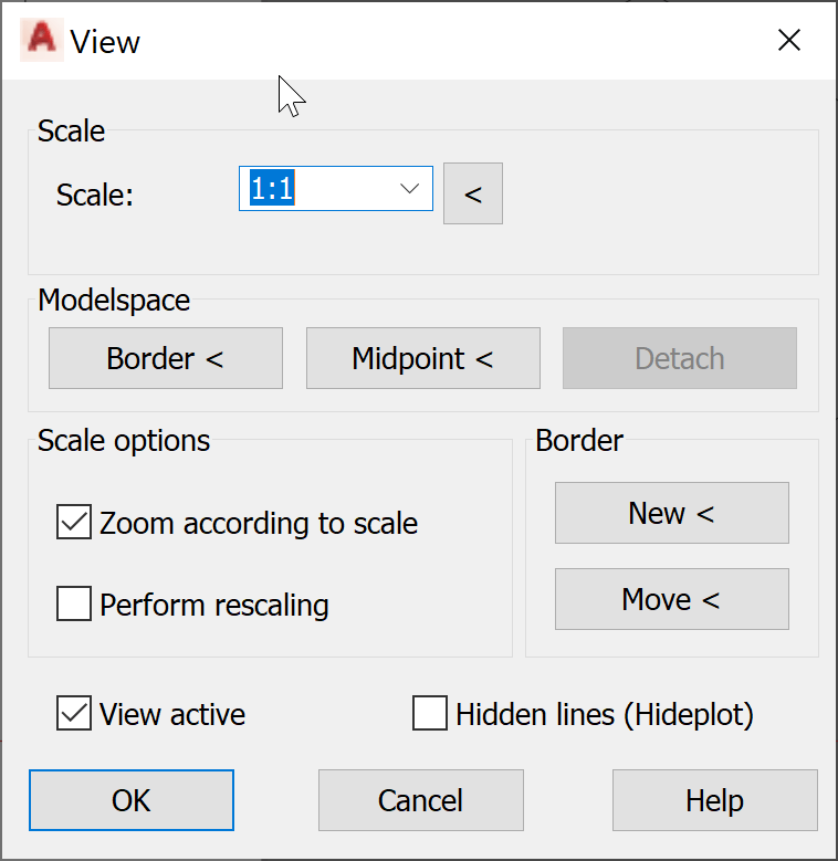 Warning "Some viewports do not fit the right zoom conditions." when