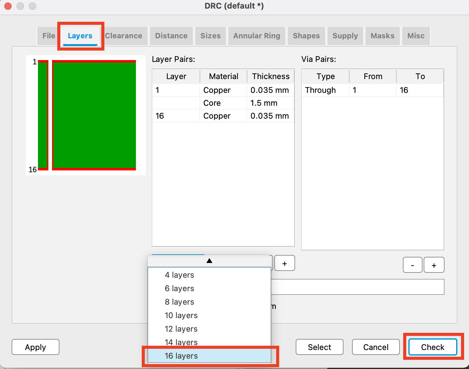 Layer 215 mancanti in Fusion 360 PCB Design
