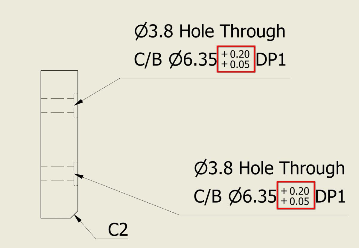 Tolerance text size display error while exporting DWG in Inventor