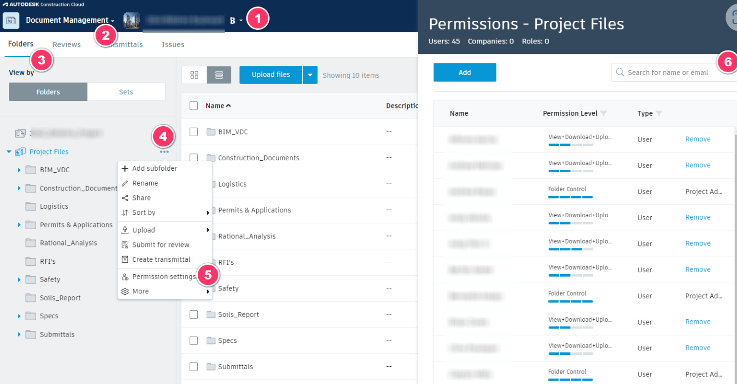 Active members cannot see the Document Management or Docs module in BIM