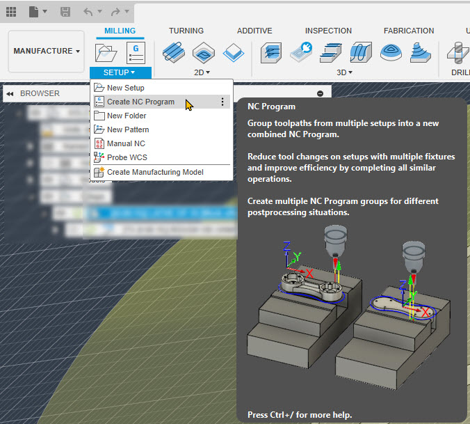 Creating Setup Sheet from NC Programs fails in Fusion