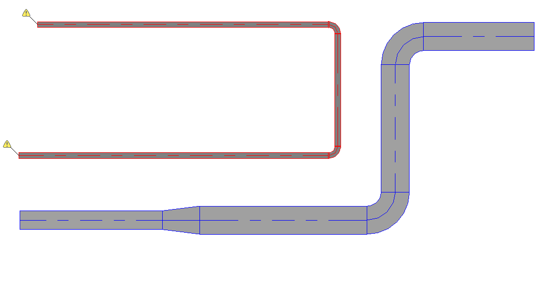 Duct fittings with transparency lose the color when are printed to