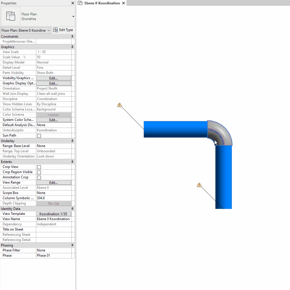 "Changing the family for a MEP fitting might cause unexpected results