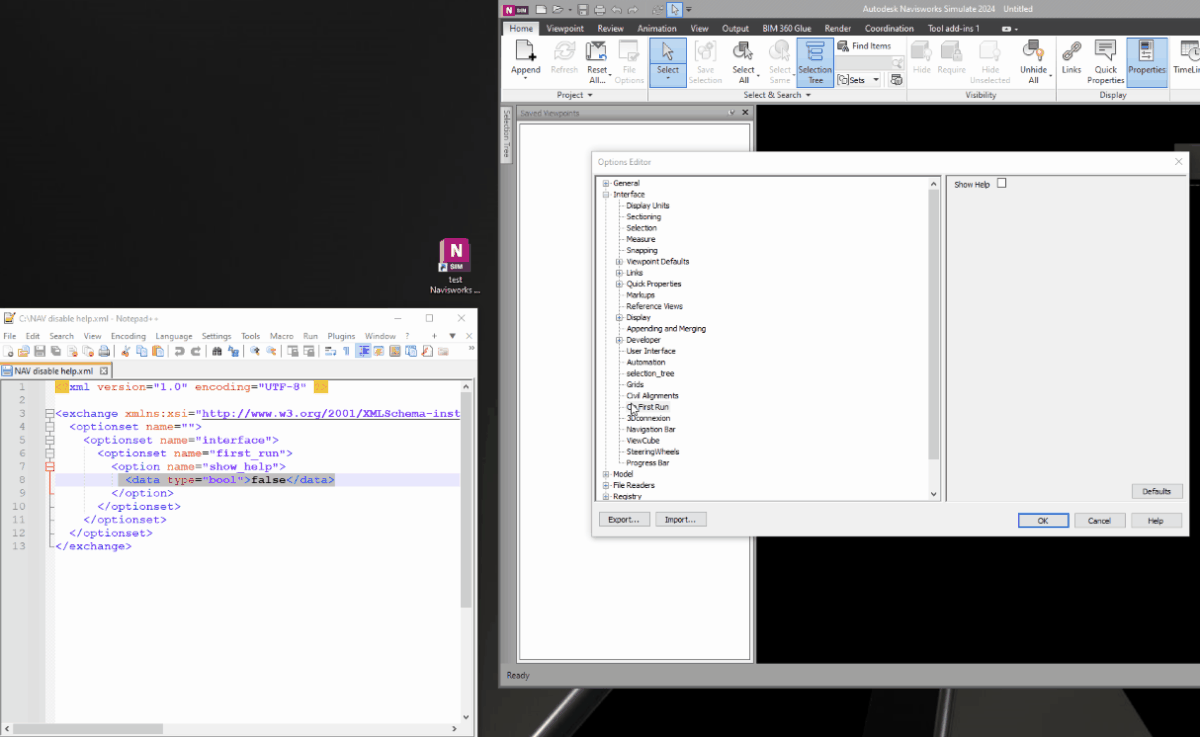 How to prevent Navisworks from launching online help documentation on