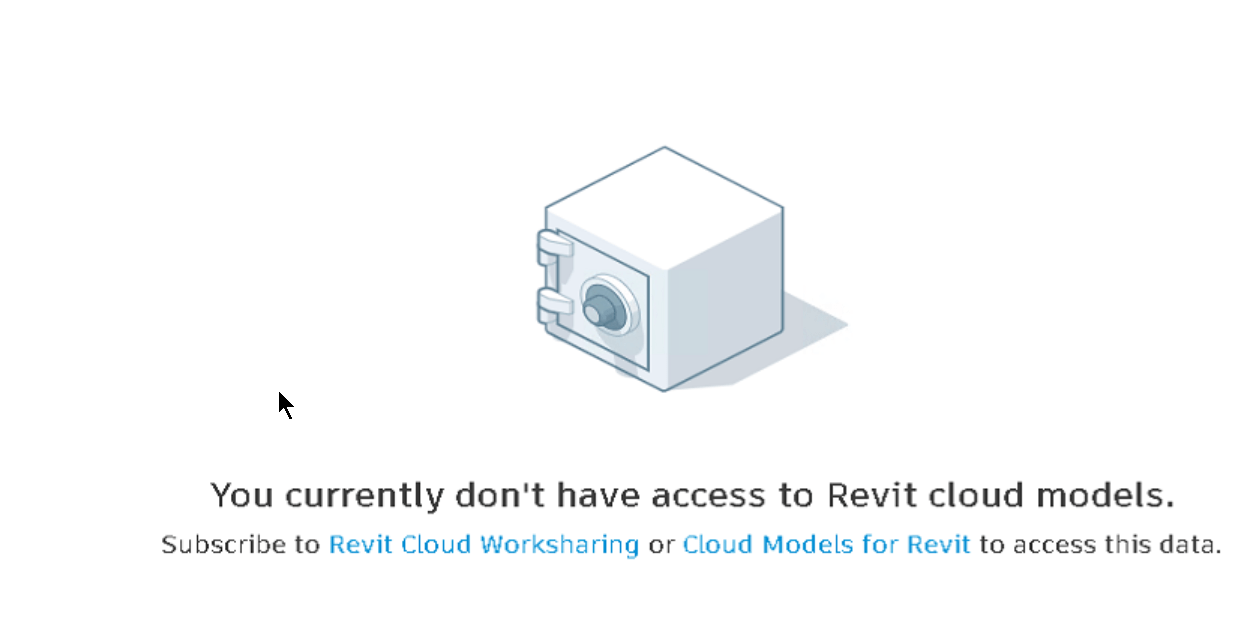 Blue spinning circle when accessing BIM 360 projects in Revit