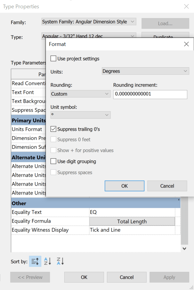 Des cotes inexactes s'affichent lorsque la précision des unités est