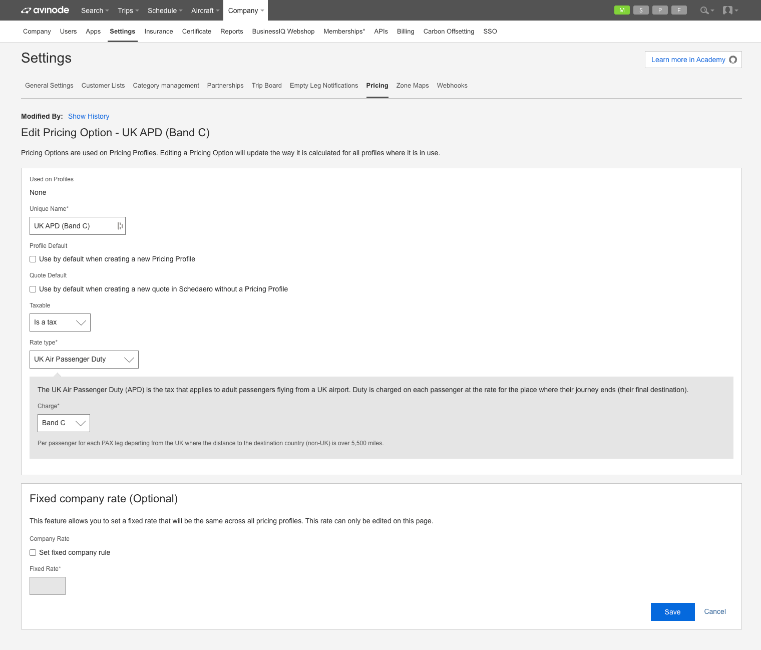 UK APD (Air Passenger Duty) in your Pricing Profile Avinode Group