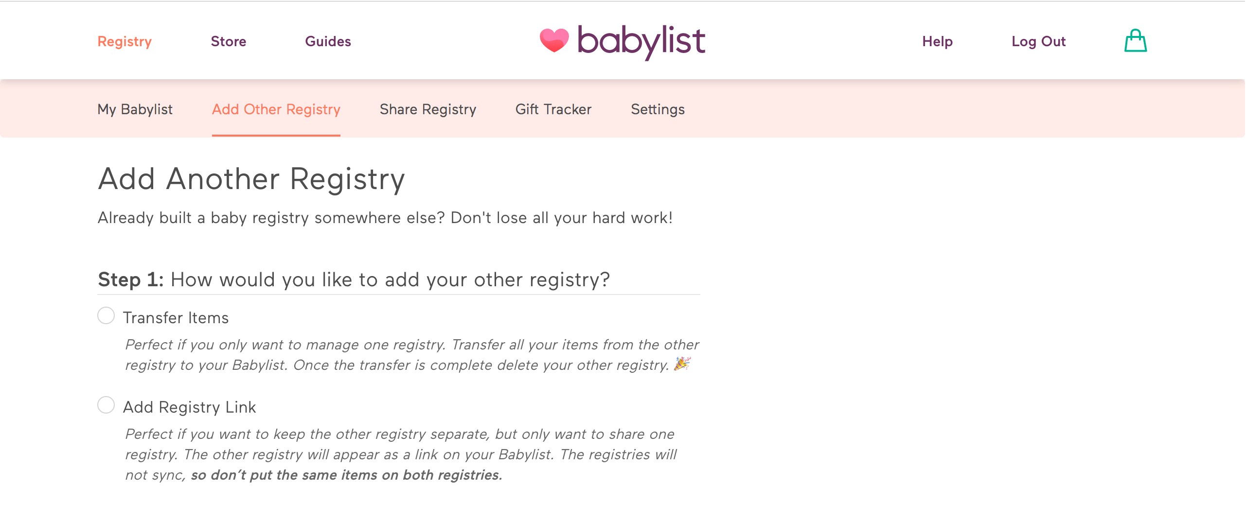 How do I add other registries to Babylist? Babylist Help
