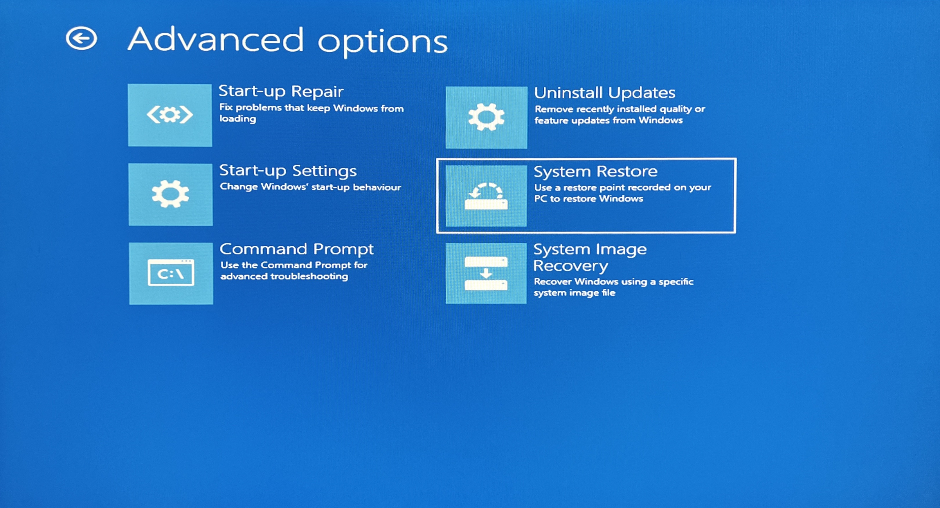 There's an issue with my laptop's operating system (OS) Back Market